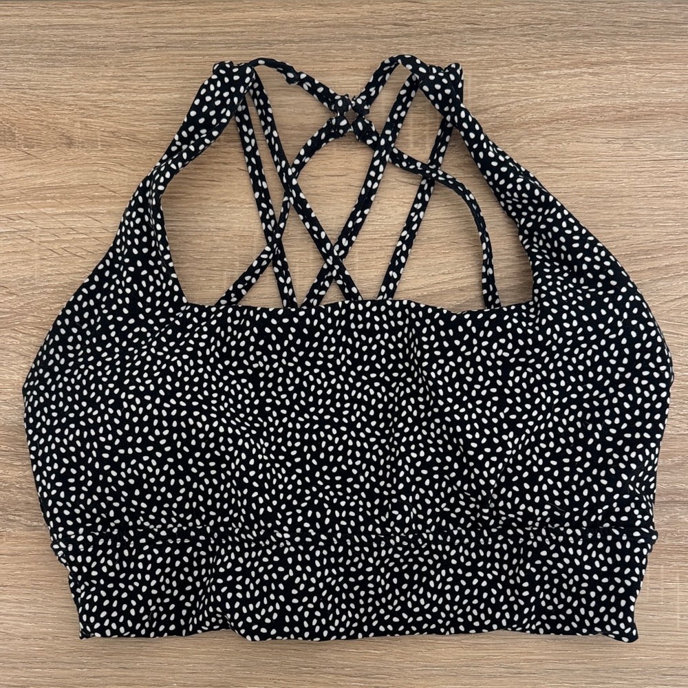 BuffBunny Black and White Strappy Top
